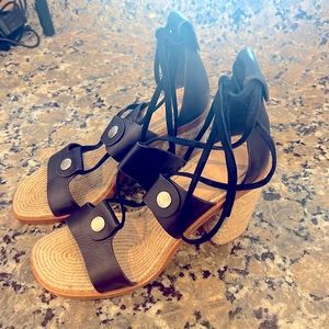 Rag & Bone open toed heels